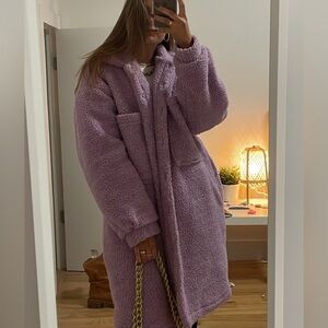 STORETS Lavender Purple Teddy Coat